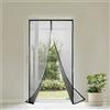 Zanzariera 90x210 cm magnetica - nero