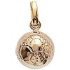 NKlaus ciondolo a catena originale placcato oro pallone da calcio 10mm 5113