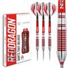 RED DRAGON Reflex 24g Freccette Tungsteno con Punta Acciacio, Voli e Freccette Aste