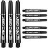 TARGET Darts 3 X Sets of Black PRO Grip Shaft Intermediate-9 in Total, Alberi per Freccette Unisex, Nero, Intermediate-41mm