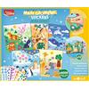 Maped Creativ - Cofanetto maxi con adesivi per auto, 12 quadri da decorare + 4000 gommette, per il tempo libero creativo per bambini dai 3 anni