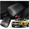 Ruiya Compatibile con VW T-ROC T Roc 2018-2025 Copri Bracciolo, Copertura per Bracciolo Copribraccioli Centrale Copertura Protezion Bracciolo Protezione T ROC Accessori, Nero