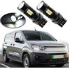 NSLUMO Lampadina LED DRL T20 W21/5W per Fi.at Doblo, Fi.at E-Doblo, Citr.oen Berlingo III, Op.el Combo E, Peug.eot Rifter 2018-2025 7443 3030 SMD Canbus Luce diurna, Posizione Luce Laterale