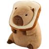 shownicer Peluche Capybara, peluche Kawaii Capybara, cuscino in peluche, regalo per bambini e bambine, 3 anni (pane, 35 cm)