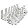 PARENCE. Pinze in plastica bianca - Set da 14 pinze - Accessorio per il tavolo 4,5 cm - Portatovaglie dentro e fuori - 14 pezzi