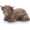 L & P Home & Gifts Lesser & Pavey Hughie Highland mucca & vitello ornamenti per regalo, bella mucca Highland regali per la casa e l'ufficio | Dalla collezione Leonardo Animal Ornaments Range -LP72938