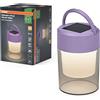 OSRAM Lampada da Tavolo ENDURA STYLE SOLAR, 0,42W, 20lm, 3000K bianco caldo, dimmerabile, gancio, IP44, Plastica Viola