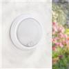 M Ledme - Applique LED con sensore di movimento a sfera 12W PIR 360º, luce fredda 6000K, impermeabile IP54, lampada moderna per giardino, patio e terrazza