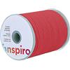 INNSPIRO Cordone cotone intrecciato sottile rosso 0,5 mm. 100 m.
