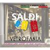 Adesivo4You Vetrofanie Saldi SCONTI - Scritta Saldi - Decorazioni Saldi sconti - Fuori Tutto, Saldi vetrine Negozi, Stickers cartellini sconti (116x80 cm.)