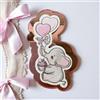 Ingrosso e Risparmio Bomboniere Nascita 12 PZ Applicazione Calamita in Legno Elefantino Plexiglass Rosa Palloncino Cuore Rosa Segnaposto Bimba Battesimo Femminuccia Primo Compleanno Gadget Confettata