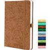 Beinushor Journal Puntinato - Taccuino Puntinato A5, Dotted Journal con Carta da 120GSM, 164 Pagine Punteggiate, Passante per Penna, Tasca Interna, Fascia Elastica