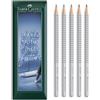 Faber-Castell Grip 2001 - Matita triangolare in grafite, HB, 2B, B, H, 2H (Confezione da 5)