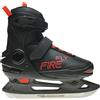 FIREFLY Alpha Soft III, Pattinaggio sul Ghiaccio Unisex-Bambini e Ragazzi, Black/Red, 33