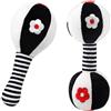 JoyLife Giochi Neonato 0 3 6 Mesi, Sonaglio Neonato Bianco e Nero, Alto Contrasto Sensoriale Neonati Giocattoli, Giocattoli Morbidi a Sonagli Regalo per 3 6 9 12 Mesi Ragazzi e Ragazze
