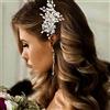DIELOVEHUA Accessori per Capelli da Sposa, Pettine per capelli da sposa con Perle di Cristallo, Accessori Eleganti per Ragazze e Donne Matrimonio, Festa, Ballo (Argento)