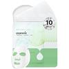 SNP Prep Cicaronic Daily Sheet Mask - Maschera viso coreana con Centella Asiatica, acido ialuronico triplo e estratti lenitivi naturali per l'idratazione della pelle sensibile, 10 maschere