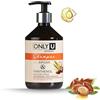 FAMILYCOM. Shampoo con estratto di cipolla rossa, aloe vera, argan 100% naturale. Rafforza e stimola la crescita dei capelli. 500 ml. (Argan)