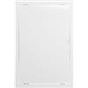 Miratic Sportello Ispezione Cartongesso per Contatori dell'Acqua Sifoni o Valvole Sportello Contatore Acqua in ABS Colore Bianco Botola Ispezione Cartongesso Varie Dimensioni (20 x 30 cm)