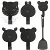 LOLANIUT Set di 4 ganci magnetici animali, Ganci Magnetici Potenti e Ganci magneticis extra forti, calamite potenti in metallo, Gancio Magnetico fori per cucina bagno, Magnete Con Ganci riutilizzabile
