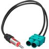 RJLLKD Dual Fakra Adattatore Antenna Autoradio 30cm, Doppio Adattatore Antenna Fakra Connettore Radio Auto Cavo Prolunga Da Maschio Fakra Z a Spinotto Din per Multimediale CD Player Ricevitore Audio