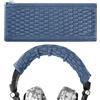 Geekria copertura per archetto in tessuto lavorato a maglia compatibile con Sony WH1000XM6, WH1000XM5, MDR1000X, WHCH700N, cuffie ATH-M50x, ricambio/riparazione, installazione DIY facile (Blu)