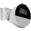 shinar Supporto da parete in metallo per spot 2024 orientabile fino a 360°, inclinabile -50°/+50°, accessorio per spot 2024 con gestione dei cavi (Bianco)