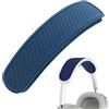 Miruchertter Copertura in silicone di ricambio per fascia, lavabile, compatibile con cuffie Apple AirPods Max, morbida e confortevole, blu scuro