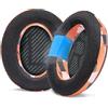 WC FreeZe QC35 - Cuscinetti auricolari in gel di raffreddamento per cuffie Bose QC35 e QC35ii (QuietComfort 35) e altro | Tessuto sportivo traspirante, gel rinfrescante | Orange Prism
