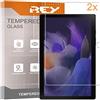 REY [Set di 2] Vetro Temperato per Samsung Galaxy Tab A8 10,5 2021, Pellicola proteggi schermo di alta qualità