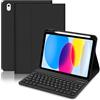 Hofsos Custodia con tastiera per iPad di 11a generazione A16 11 2025, custodia per tastiera con layout UK per 10a generazione 2022, copertura magnetica rimovibile per tastiera Bluetooth e portamatite