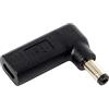 CY Adattatore USB 3.1 Tipo C Ingresso USB-C a uscita DC 20 V Adattatore 5,5 x 2,1 mm Emulatore PD Alimentazione Angolato di 90 gradi