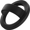 NEO+ Supporto magnetico per cellulare compatibile con MagSafe, supporto ad anello per telefono, compatibile con iPhone e custodie per telefono. Silicone nero.