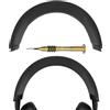 Geekria Fascia per capelli in pelle proteica, compatibile con Microsoft Xbox Wireless/Wireless, cuffie Xbox Stereo 20th Anniversary Special Edition, fascia di ricambio (nero)