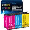 DOREINK 603XL Cartucce Compatibili per Epson 603 XL Multipack per Expression Home XP-2100 XP-2105 XP-3100 XP-4100 Workforce WF-2810 WF-2830 WF-2850 (2 Ciano, 2 Magenta, 2 Giallo)