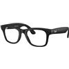 Ray-ban Occhiali Ray-ban meta Wayfarer gen2 nero lente transitions verde