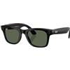 Ray-ban Occhiali Ray-ban meta Wayfarer gen2 nero lucido lenti verde G15