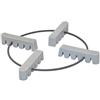 Wagner Supporto per Piante GH 0800 I per la Protezione Contro i ristagni d'Acqua per vasi ed Scale Ø 12-20 cm I elastomero con Funzione Antiscivolo I per Interni & Esterni I Portata 50 kg - 20080011