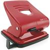 Rapesco PF827AR1 Perforatrice a 2 Fori 827, Capacità 30 Fogli, Rosso