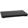 MCM service srl Tagliere in polietilene con fermi 40x30x2 Nero Made in Italy Rettangolari/Tondi