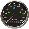 ELING Tachimetro GPS universale 0-200km/h per auto moto ATV UTV Overspeed Buzzer 3 3/8 pollici (85mm) 9-32V con retroilluminazione
