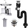 Kit Organizer Sotto Lavello Con Porta Spugne Autoadesivo - Metallo Con Porta Asciugamani E Ganci - Senza Forare - Dimensioni 30x13x5,5 Cm - 2