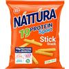 NATTURA PROTEIN SPORT Stick Snack, Croccanti Snack ai Legumi, Alto Contenuto di Fibre, Snack Proteico Senza Glutine, Vegano, 19% di Proteine, 27g