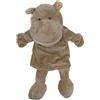 Proumhang Marionette a Mano con Corpo Intero per Bambini,Animale Mano Marionette Tema Fattoria Marionette Giocattoli Set,Giocattoli di Peluche per Finta con Bocca Aperta Mobile,35cm,Ippopotamo