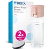 BRITA borraccia filtrante modello Vital (600ml), 2x filtri MicroDisc