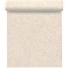 A.S. Création 338633 33863-3 - Carta da parati in tessuto non tessuto, con glitter, effetto spatola, 10,05 x 0,53 m, colore: Beige crema metallizzata, Made in Germany