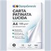 StampaGenerale® Carta Patinata Lucida A4 135 g/m² Fronte/Retro per Laser, Fogli Premium per Foto, Brochure, Cataloghi e Presentazioni (100)