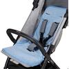 baby idea Babysanity Copri Passeggino Estivo in Spugna di Cotone100% Certificato Oeko Tex Leggero Traspirante Antisudore per Bambini e Neonati Senza Imbottitura - Made in Italy (Avio)