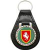 Family-crests Panzerbrigade 21 Lipperland (Esercito Tedesco) Portachiavi In Pelle