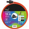 FITT SPRIZZY 7,5m - Tubo manichetta microforata a Tre Vie Ideale per Irrigare a Getto e Impregnamento superfici Strette e Lunghe, per Uso hobbystico